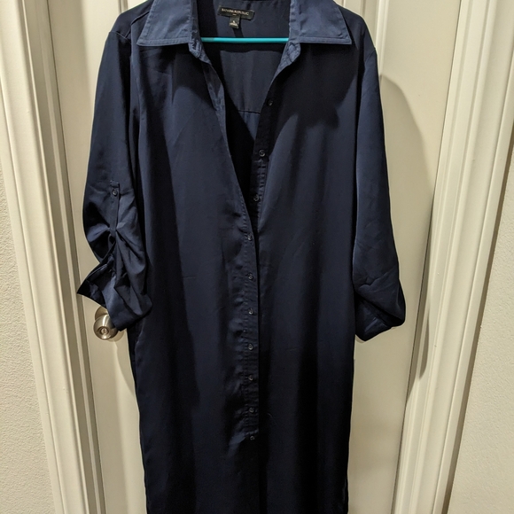 Banana Republic Button-Up Shirt Dress - Picture 1 of 4